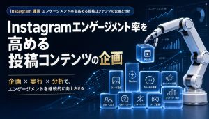 Instagramエンゲージメント率を高める投稿コンテンツの企画・分析術 アイキャッチ